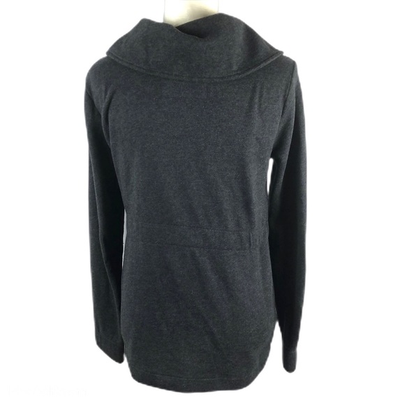 Ann Taylor Loft Lounge Gray Terry Cardigan - Picture 5 of 8